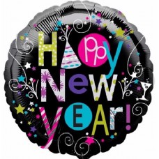 HAPPY PLAYFUL NEW YEAR 18IN FOIL