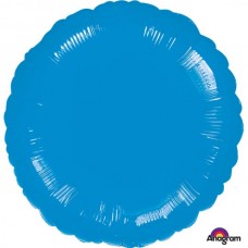 18IN METALLIC BLUE CIRCLE FOIL
