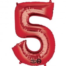 RED 5 SUPERSHAPE FOIL BALLOON