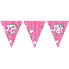 ITS A GIRL FLAG BUNTING
