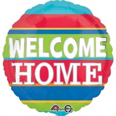 18IN WELCOME HOME COLORFUL STRIPES