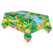 Animal Friends Plastic Tablecover