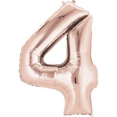 ROSE GOLD 4 SUPERSHAPE FOIL BALLOON