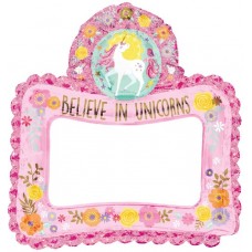 BELIEVE IN UNICORNS INFLATABLE FRAME