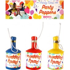  (12) PARTY POPPERS