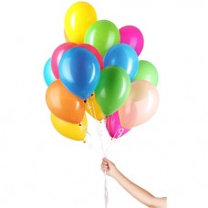 10 x 11"Assorted Balloons  with Ribbons