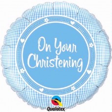 On Your Christening Baby Girl Balloon - 18" Foil