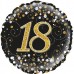 Happy 18th Birthday Gold Sparkling Celebration Balloon - 18" Foil Happy 18th Birthday Gold Sparkling Celebration Balloon - 18" Foil