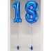 Age 18 Blue Foil Balloons