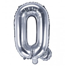 35CM SILVER LETTER Q AIR FILL FOIL 35CM SILVER LETTER Q AIR FILL FOIL