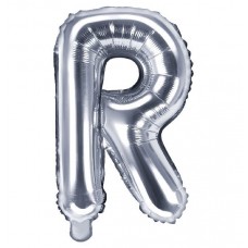 35CM SILVER LETTER R AIR FILL FOIL 35CM SILVER LETTER R AIR FILL FOIL