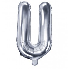 35CM SILVER LETTER U AIR FILL FOIL 35CM SILVER LETTER U AIR FILL FOIL