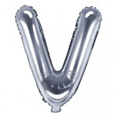 35CM SILVER LETTER V AIR FILL FOIL 35CM SILVER LETTER V AIR FILL FOIL