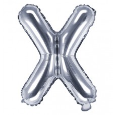 35CM SILVER LETTER X AIR FILL FOIL 35CM SILVER LETTER X AIR FILL FOIL