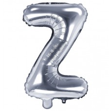 35CM SILVER LETTER Z AIR FILL FOIL 35CM SILVER LETTER Z AIR FILL FOIL