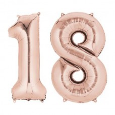 ROSE GOLD 18 SUPERSHAPE FOIL BALLOONS ROSE GOLD 18 SUPERSHAPE FOIL BALLOONS