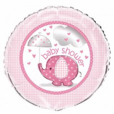 Umbrellaphants Pink Baby Shower Balloon - 18" Foil Umbrellaphants Pink Baby Shower Balloon - 18" Foil