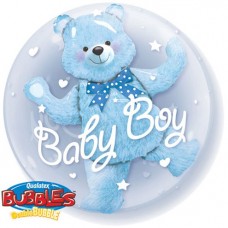 Baby Boy Double Bubble Balloon 