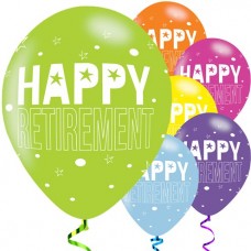 Retirement Balloons - 11'' Latex
