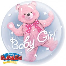 Baby Girl Double Bubble Balloon