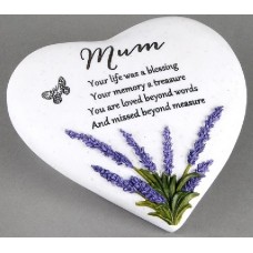 MUM THOUGHTS OF YOU HEART STONE