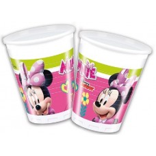 Minnie Mouse Cups - 200ml Plastic Party Cups