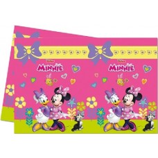 Minnie Mouse Plastic Tablecover - 1.2m x 1.8m