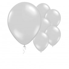 Silver Balloons - 11'' Pearl Latex