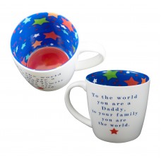 Daddy You Are The World Inside Out Mug In Gift Box