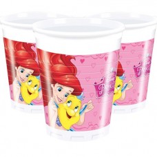 Disney Princess Cups - 200ml Plastic Party Cups
