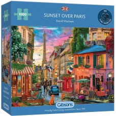 Sunset over Paris 1000 Piece Jigsaw Puzzles