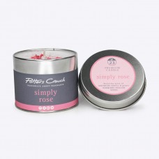 SIMPLY ROSE SCENTED CANDLE IN A TIN