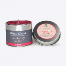 RASPBERRY SORBET SCENTED CANDLE IN A TIN